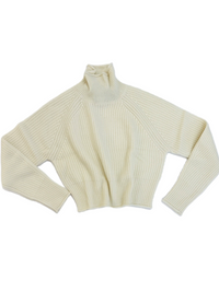 Crater oversize short pure cashmere