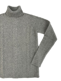 Turtleneck - woman 4 ply Reglan pure cashmere