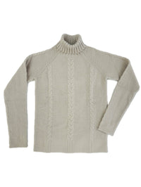 Turtleneck - woman 4 ply Reglan pure cashmere