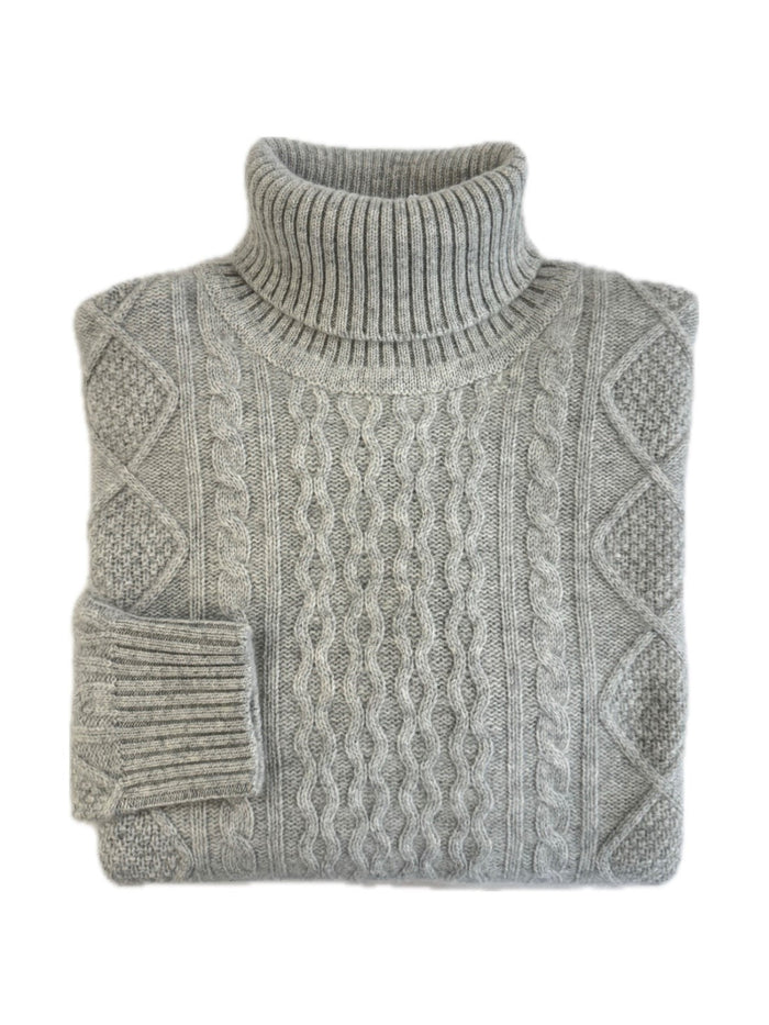 Turtleneck - man 6 ply Losanghe pure cashmere