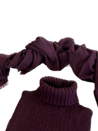 Turtleneck - woman 6 ply pure cashmere