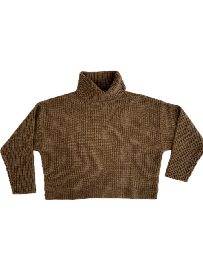Turtleneck - woman 6 ply Brit pure cashmere