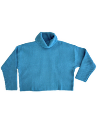 Turtleneck - woman 6 ply Brit pure cashmere