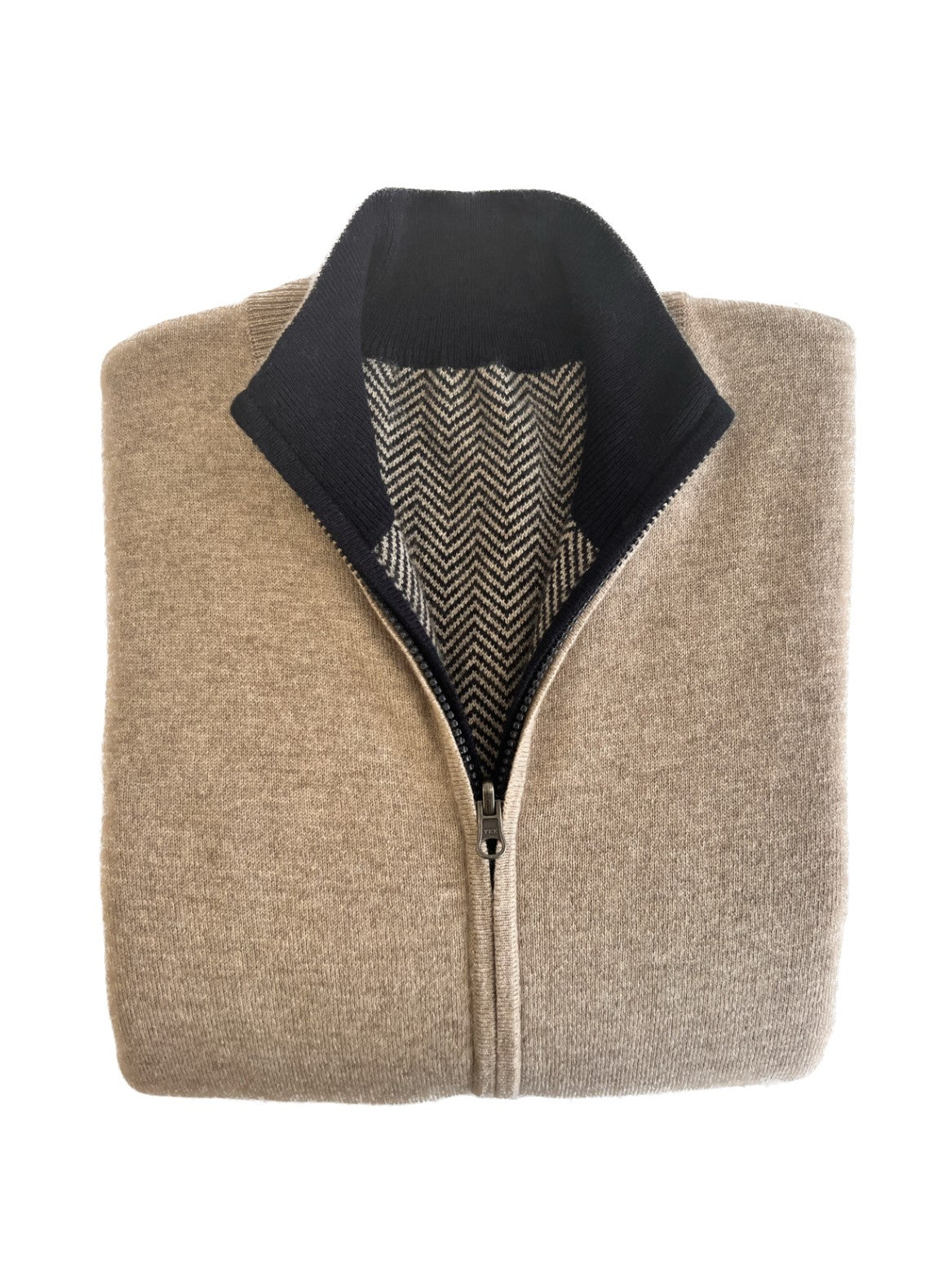 Double Reversible spigato pure cashmere
