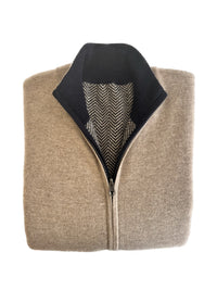 Double Reversible spigato pure cashmere