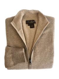 Double Reversible spigato pure cashmere