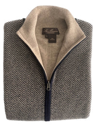 Double Reversible spigato pure cashmere
