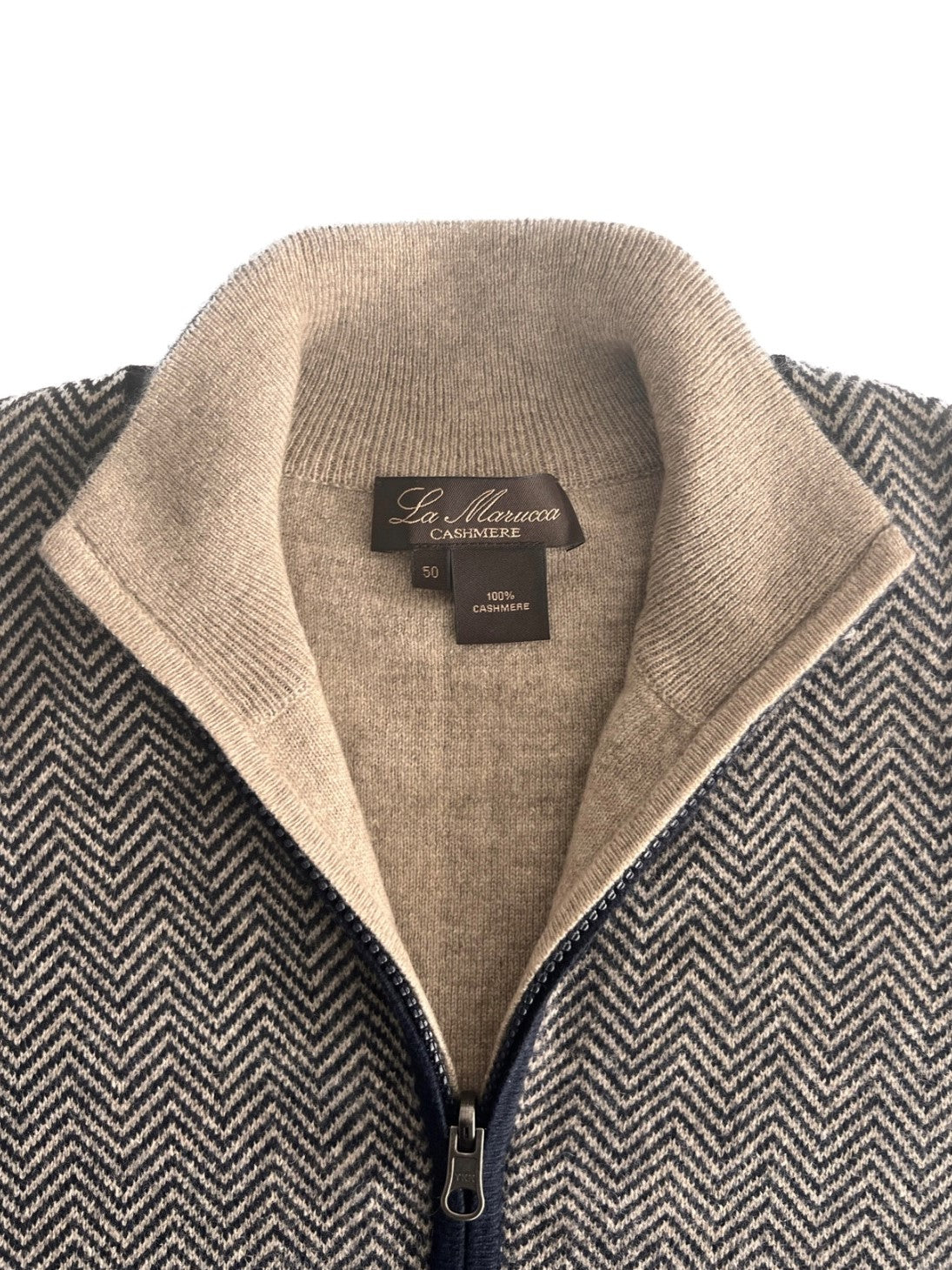 Double Reversible spigato pure cashmere