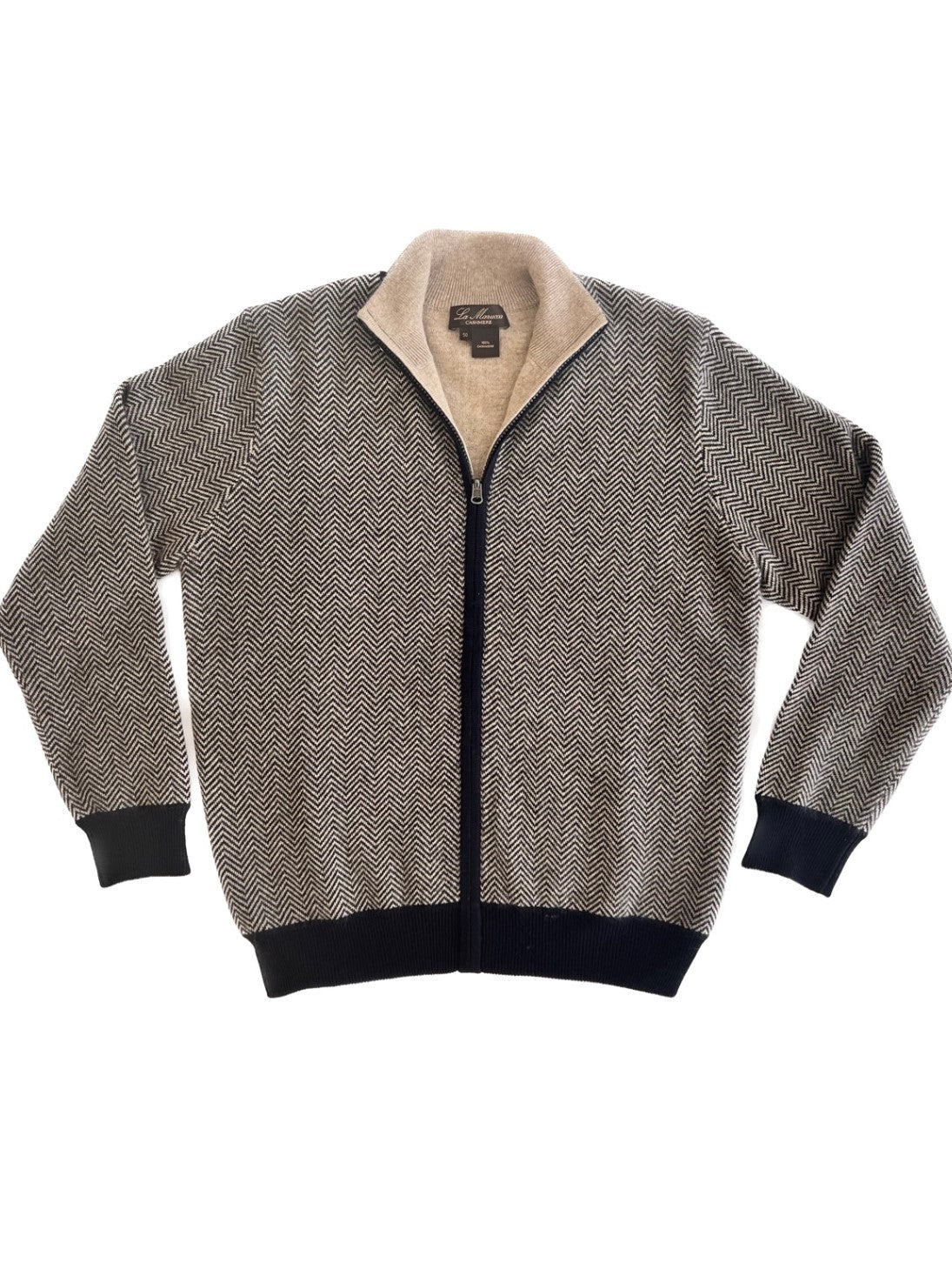 Double Reversible spigato pure cashmere