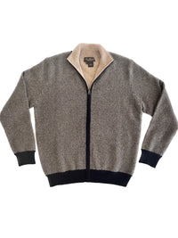 Double Reversible spigato pure cashmere
