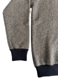 Double Reversible spigato pure cashmere