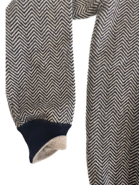 Double Reversible spigato pure cashmere
