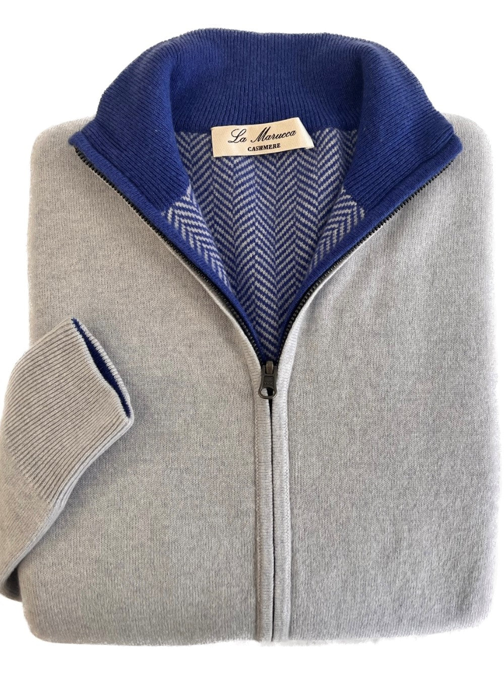 Double Reversible spigato pure cashmere