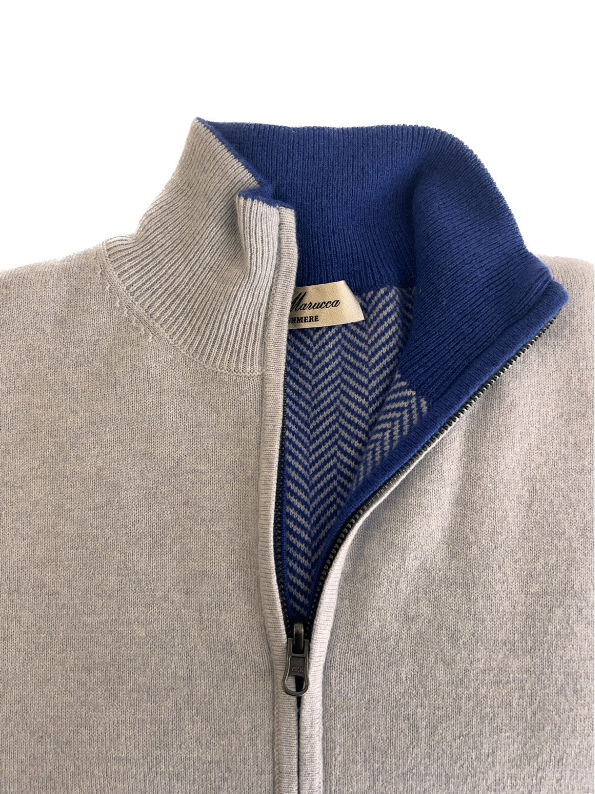 Double Reversible spigato pure cashmere