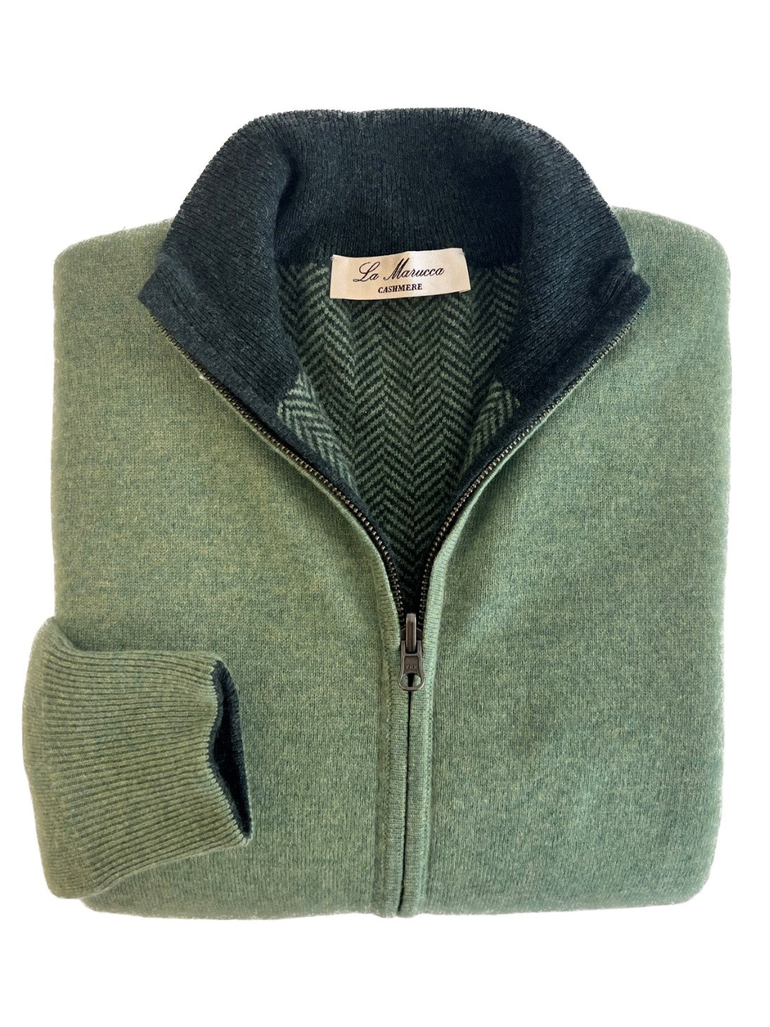 Double Reversible spigato pure cashmere
