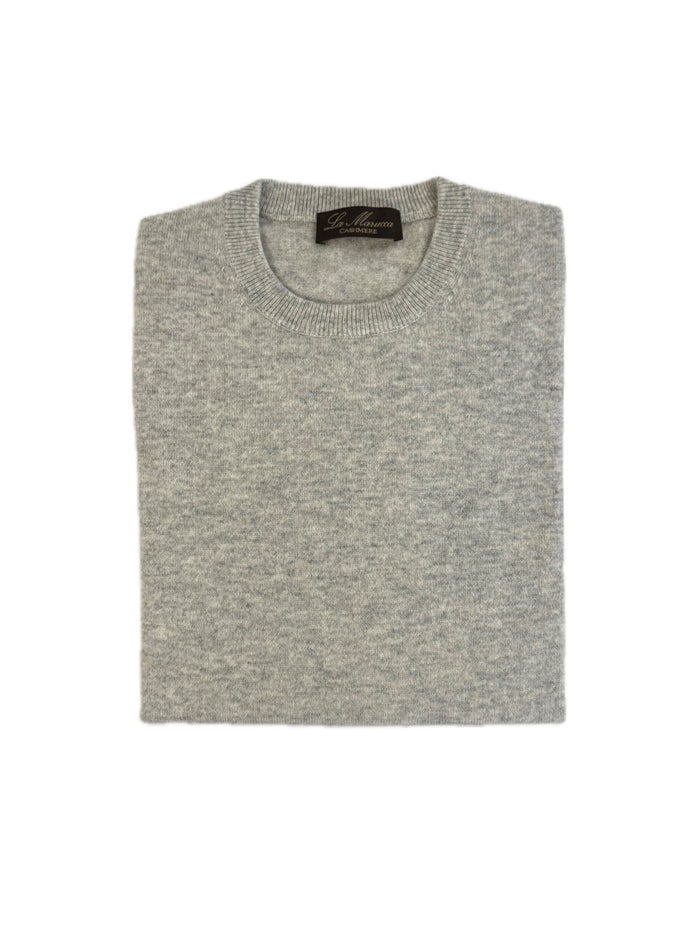 Crewneck - man 2 ply pure cashmere Classic by La Marucca