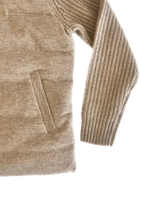 Jacket padded with cashmere and goose down