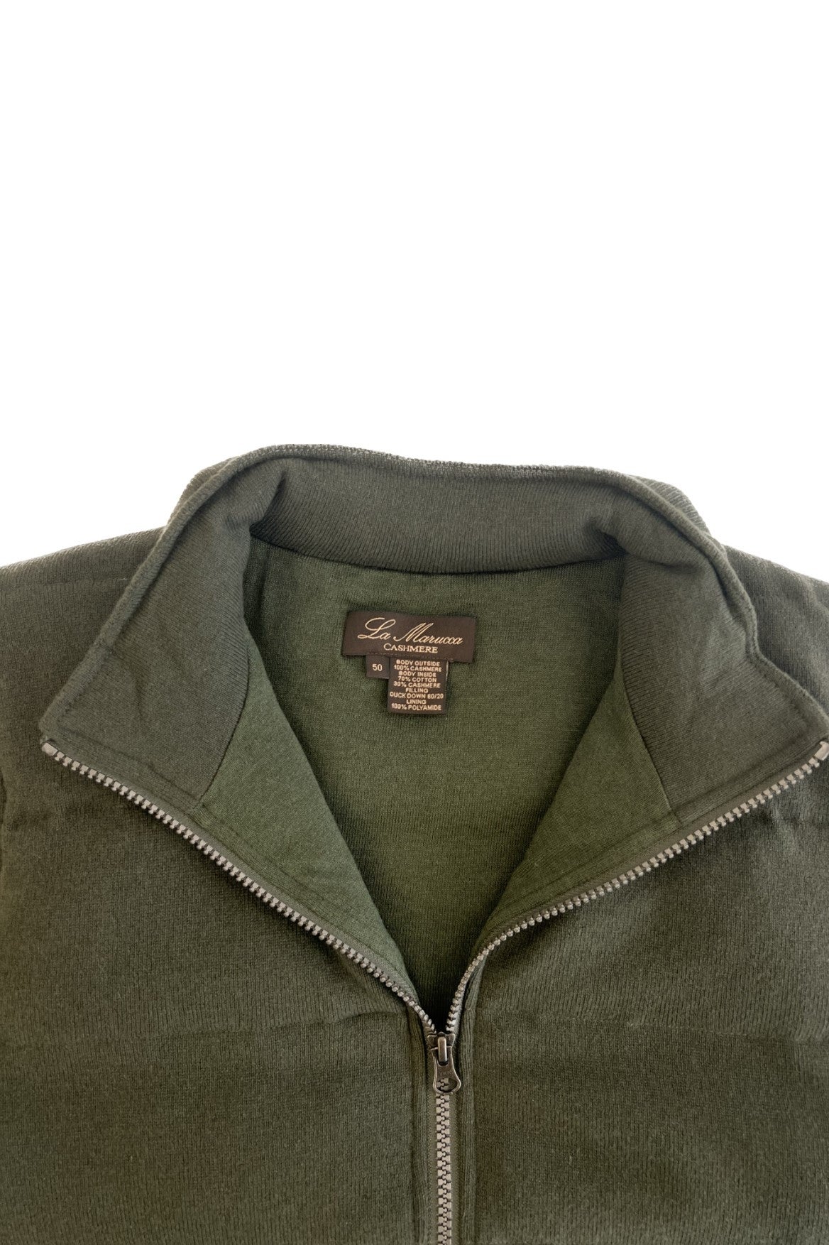Jacket padded with cashmere and goose down