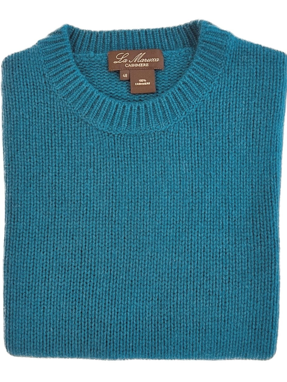Crewneck - man 6 ply pure cashmere