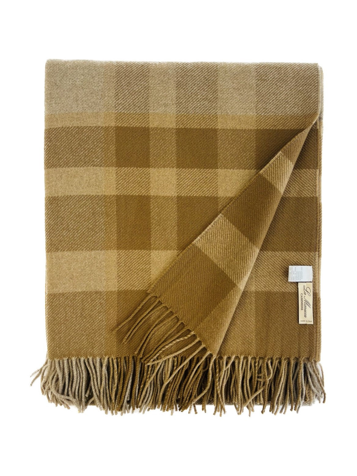 Plaid puro cashmere 6fili