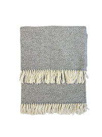 Plaid seta lana vergine & cashmere