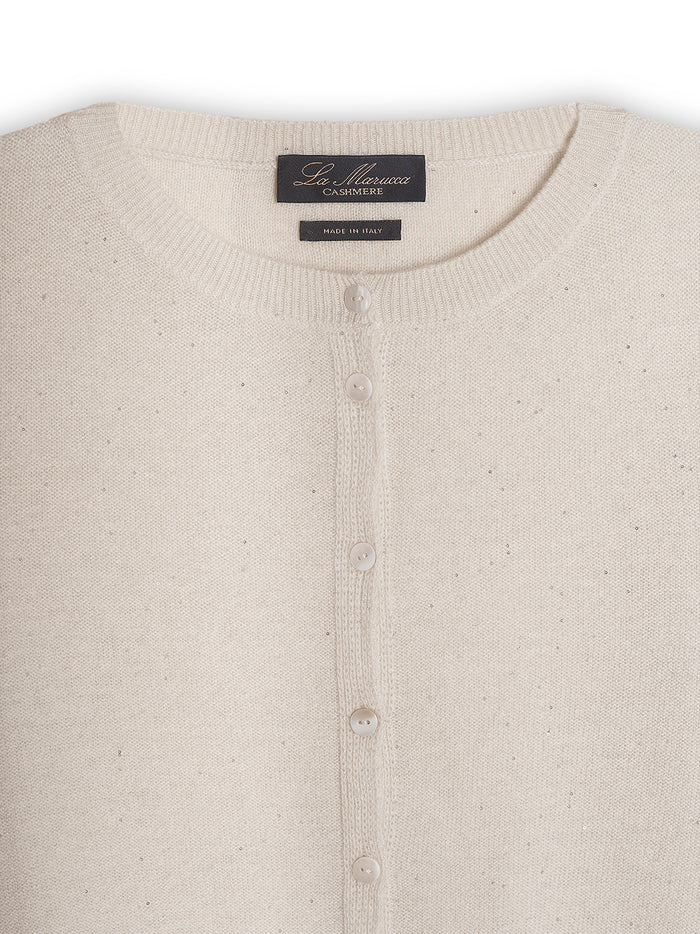 Cardigan con paillettes