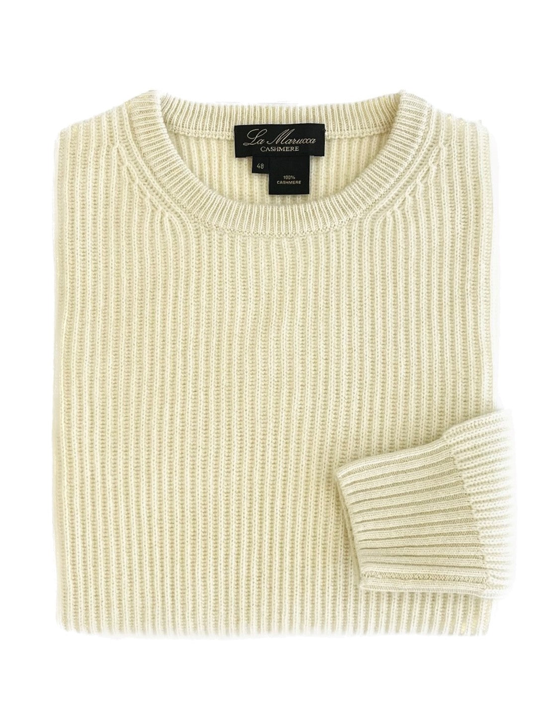 Crewneck man 4 ply Brit pure cashmere lamarucca