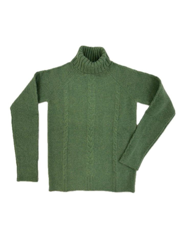 Turtleneck - woman 4 ply Reglan pure cashmere