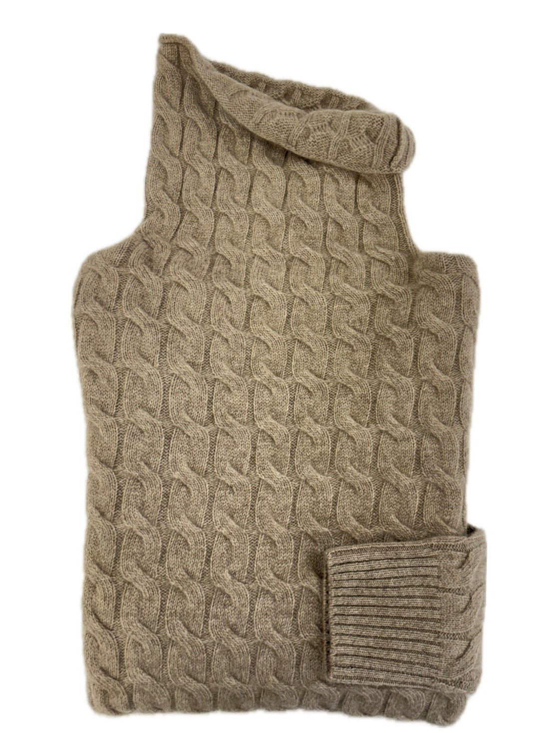 Cratere - donna 4 fili treccia in puro cashmere