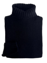 Turtleneck - woman 6 ply pure cashmere