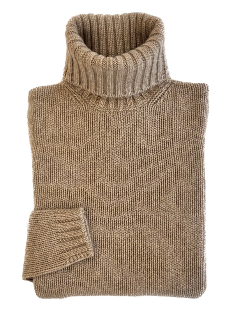 Turtleneck - woman 6 ply pure cashmere