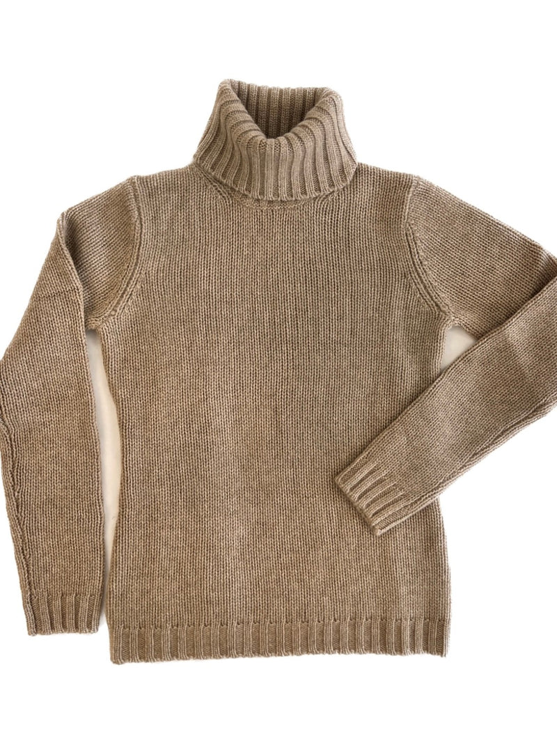 Turtleneck - woman 6 ply pure cashmere