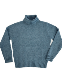 Turtleneck - man 6 ply pure cashmere