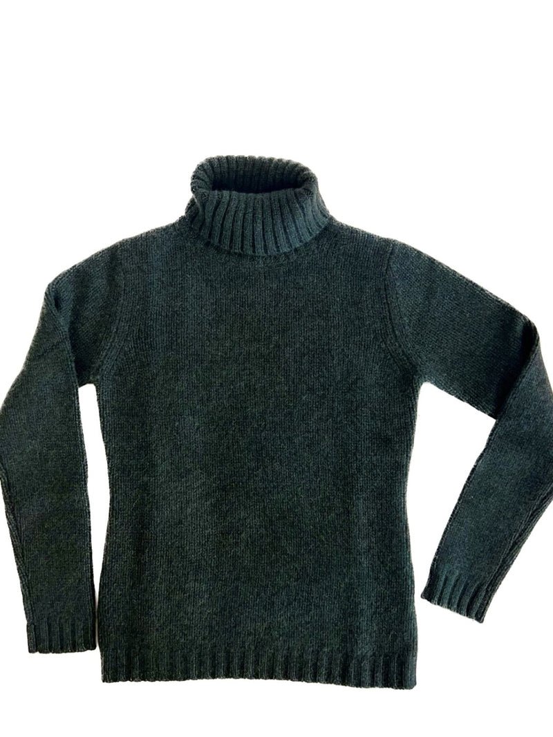 Turtleneck - woman 6 ply pure cashmere