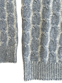 Turtleneck - man 6 ply Vanise cable stitch pure cashmere