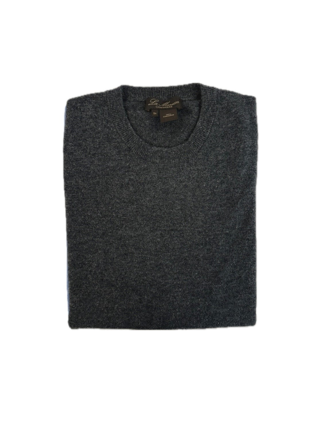 Crewneck - man 2 ply pure cashmere Classic by La Marucca