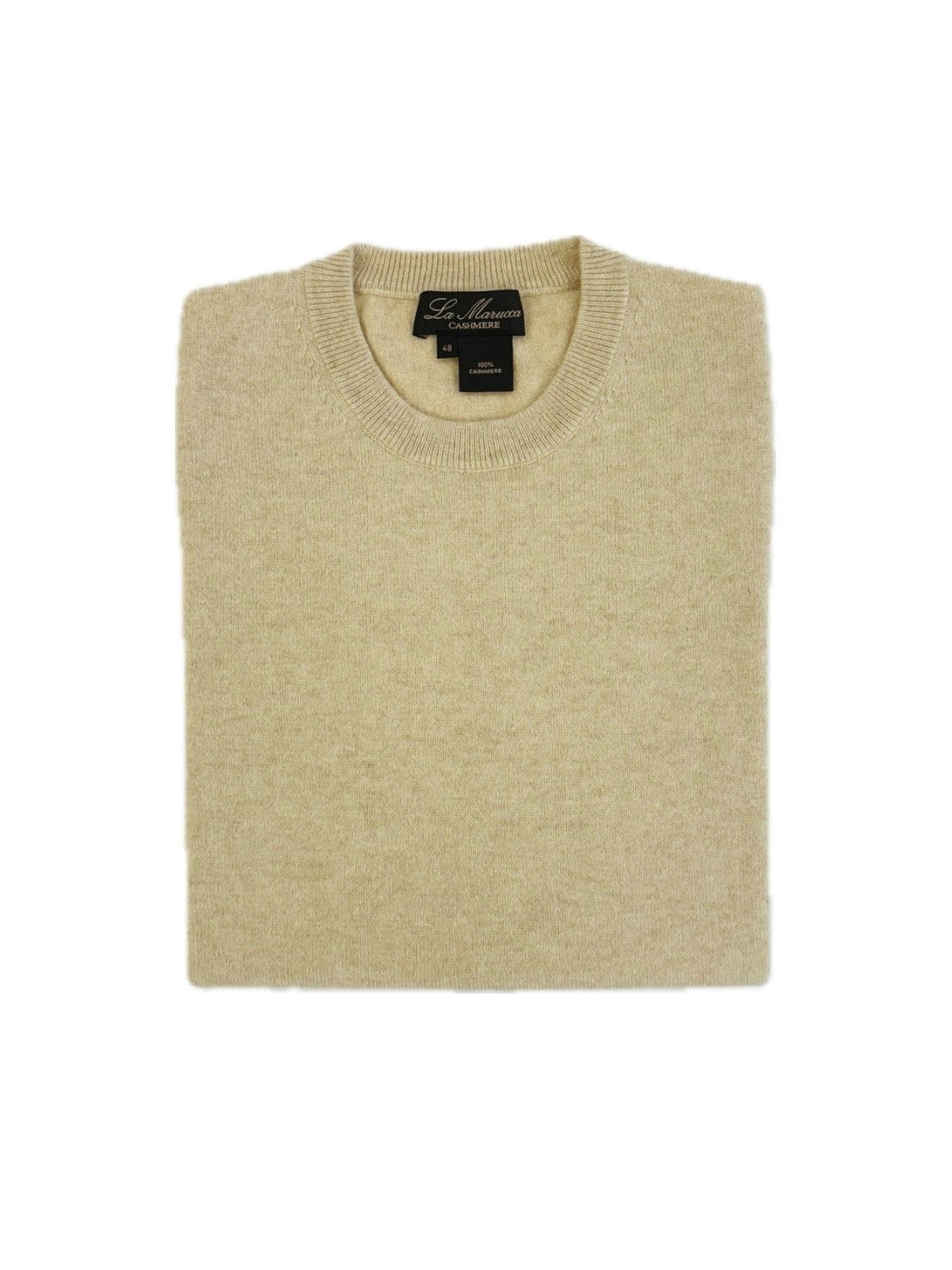 Crewneck - man 2 ply pure cashmere Classic by La Marucca