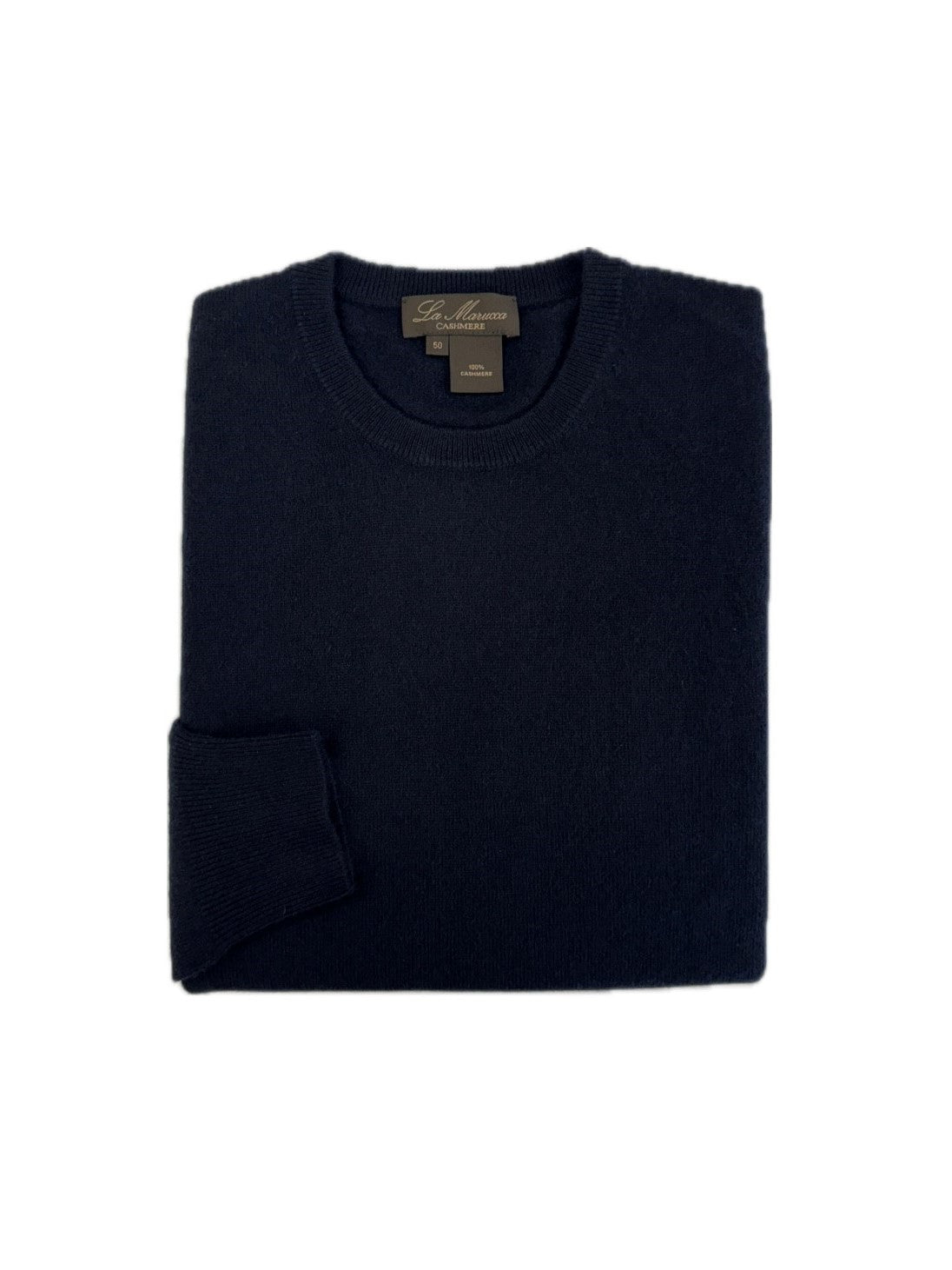 Crewneck - man 2 ply pure cashmere Classic by La Marucca