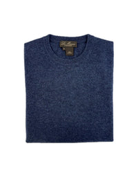 Crewneck - man 2 ply pure cashmere Classic by La Marucca