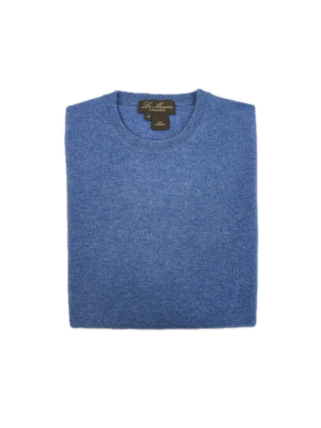 Crewneck - man 2 ply pure cashmere