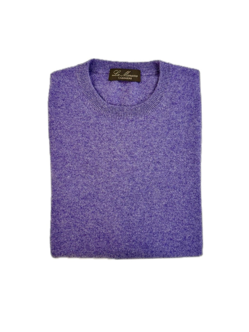 Crewneck - man 2 ply pure cashmere