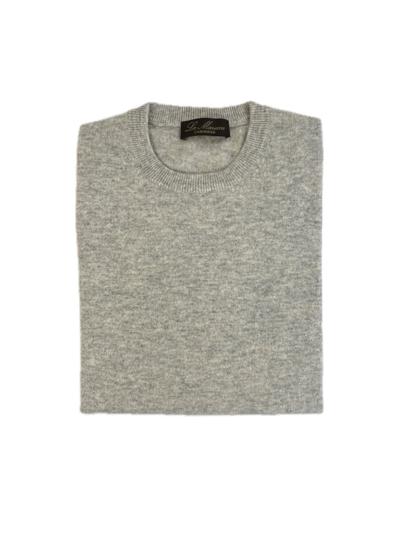 Crewneck - man 2 ply pure cashmere Classic by La Marucca