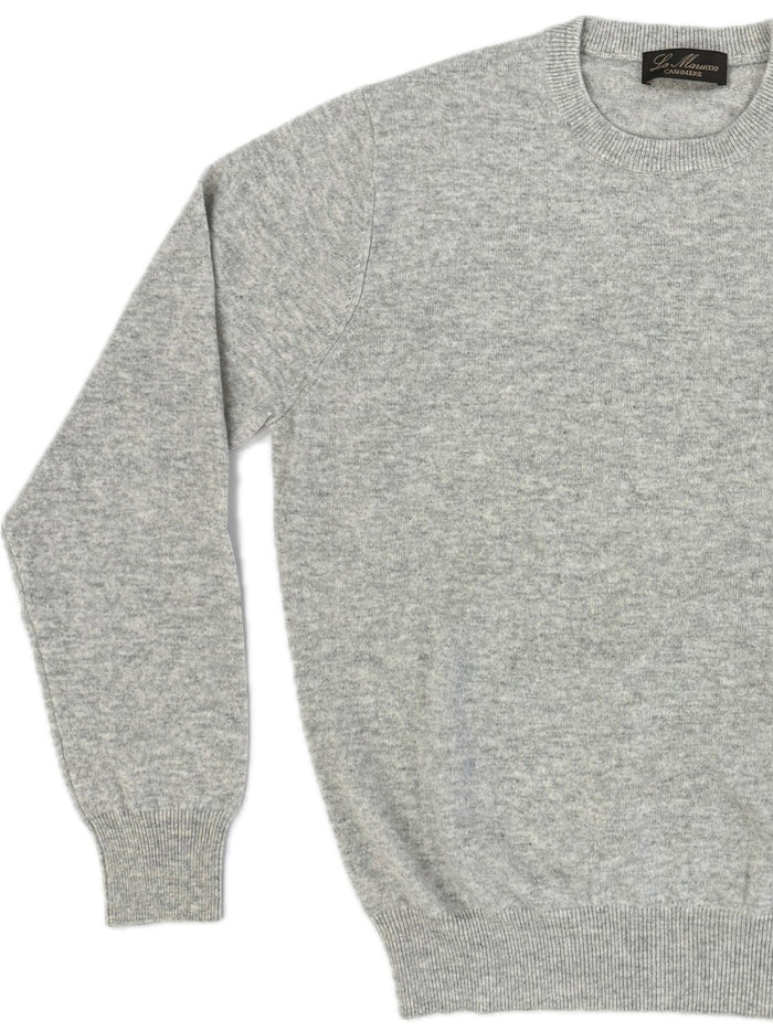 Crewneck - man 2 ply pure cashmere Classic by La Marucca