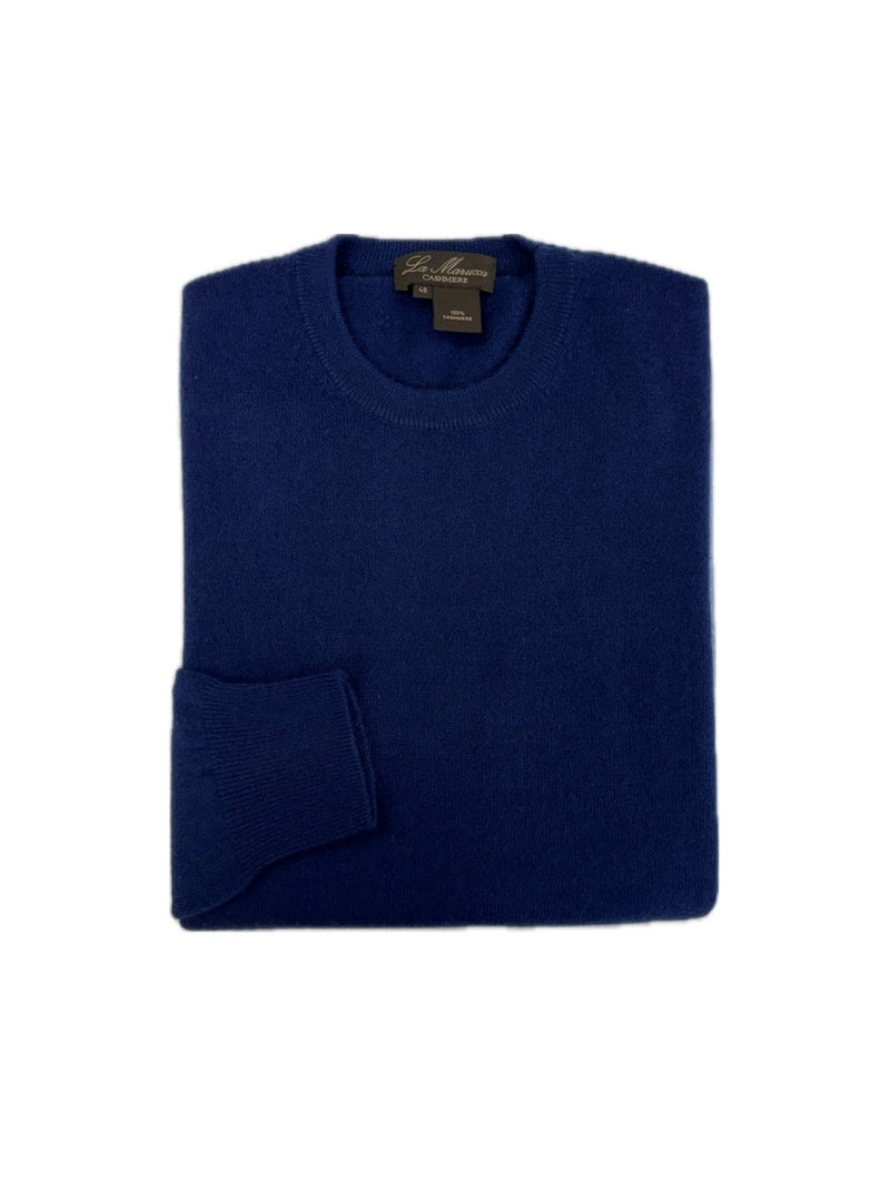 Crewneck - man 2 ply pure cashmere