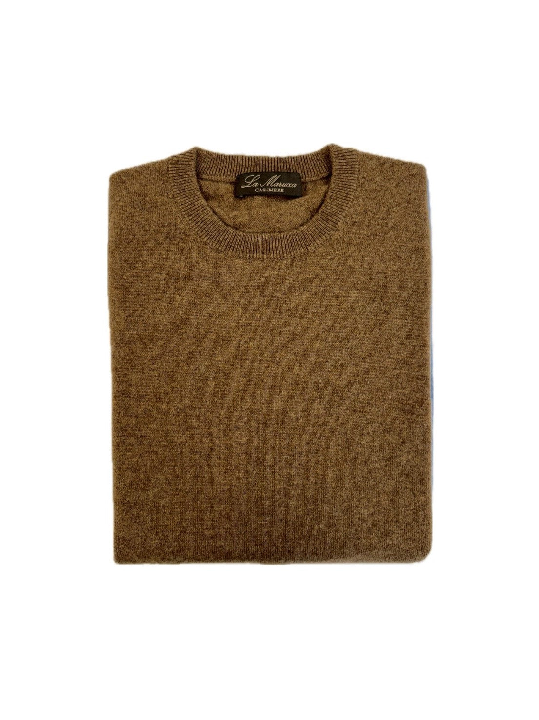 Crewneck - man 2 ply pure cashmere Classic by La Marucca