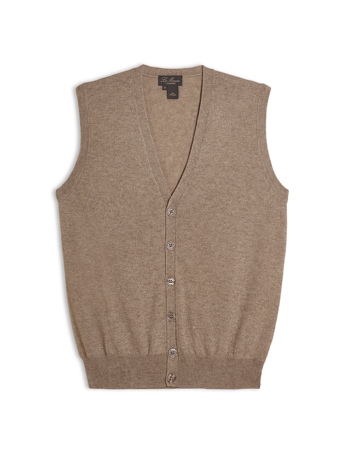 Gilet V con bottoni