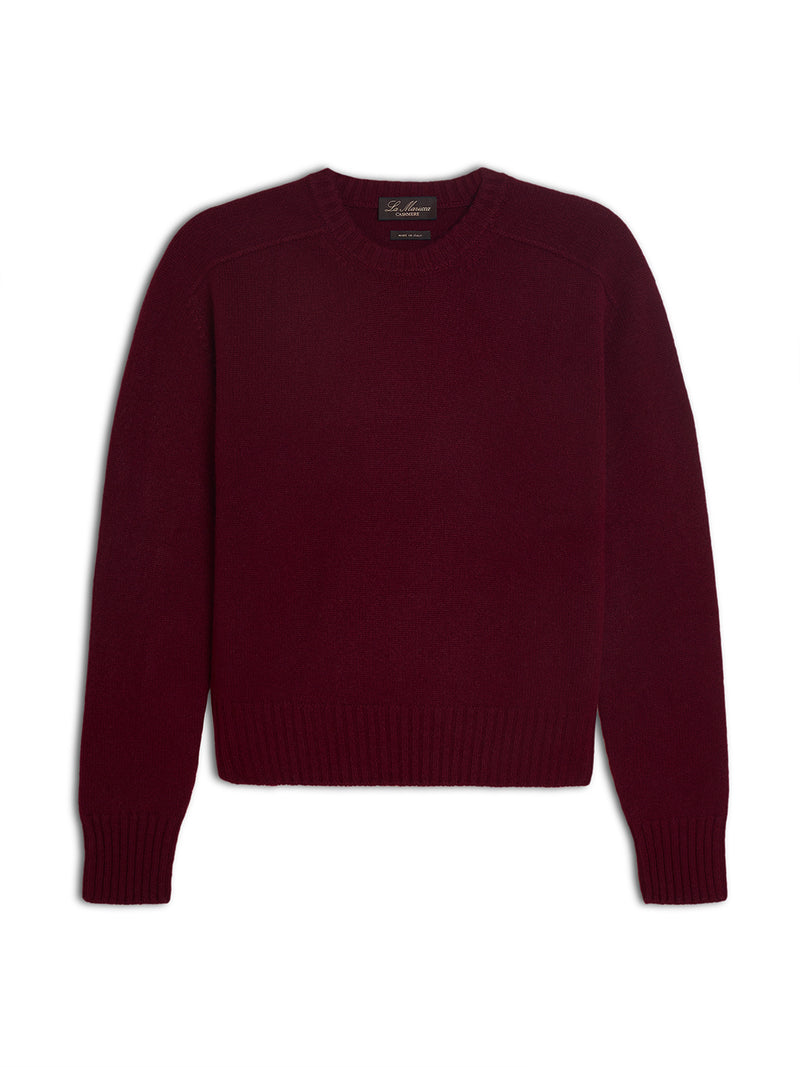 Crewneck - woman 4 ply pure cashmere