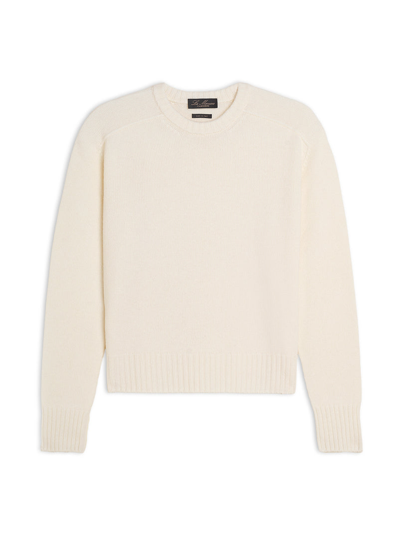 Crewneck - woman 4 ply pure cashmere