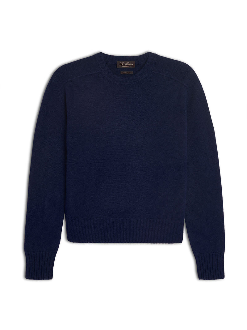 Crewneck - woman 4 ply pure cashmere