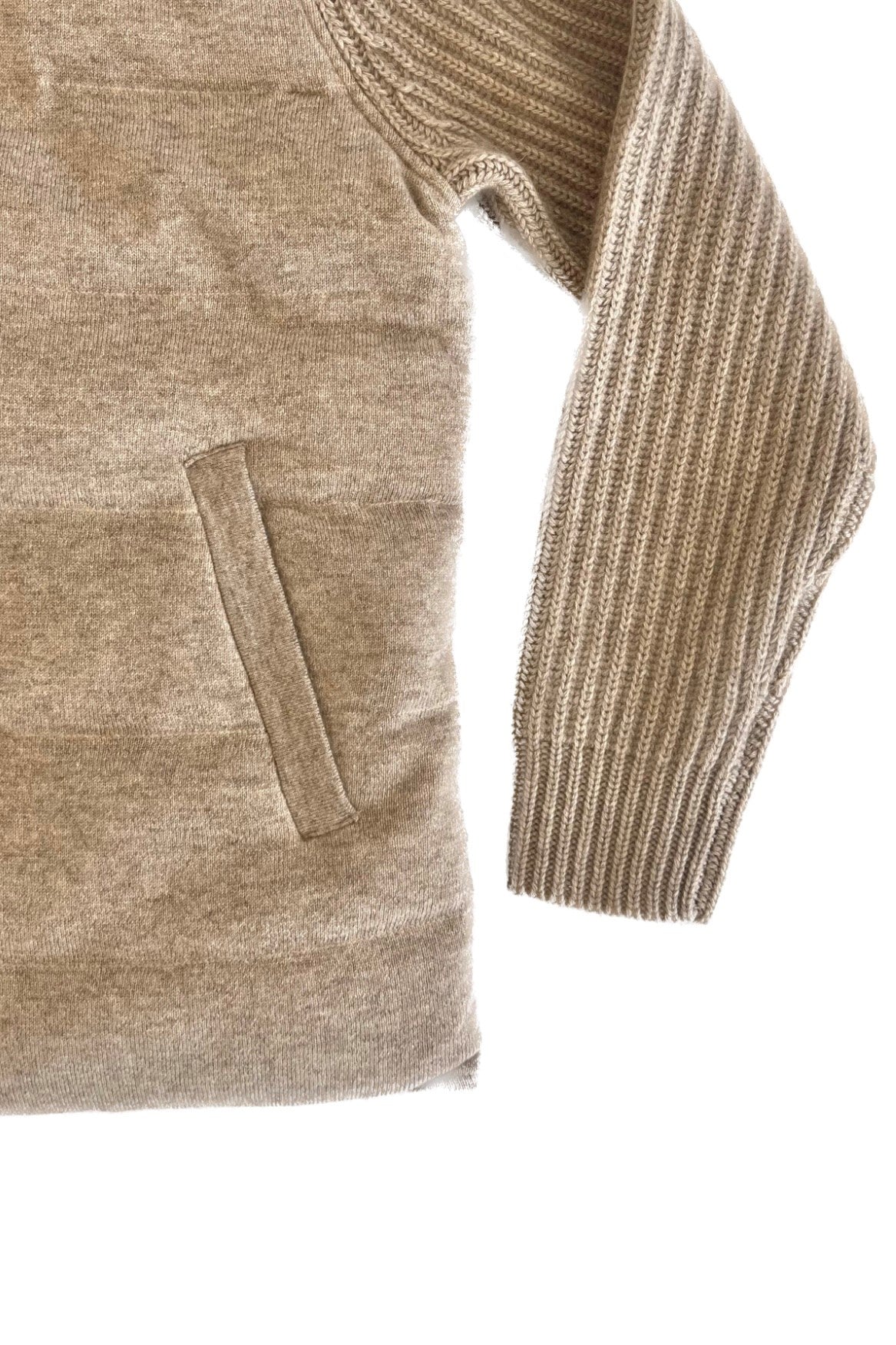 Jacket padded with cashmere and goose down